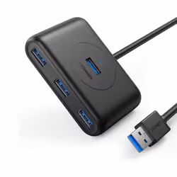 Ugreen 20290, USB 3.2 Gen 1 (3.1 Gen 1) Type-A, USB 3.2 Gen 1 (3.1 Gen 1) Type-A, 5000 Mbit/s, Black, 1 pc(s)