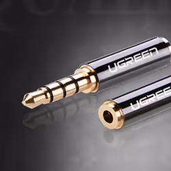Ugreen Adapter 2.5 mm (female) micro jack to 3.5 mm mini jack (male) adapter black (20502)