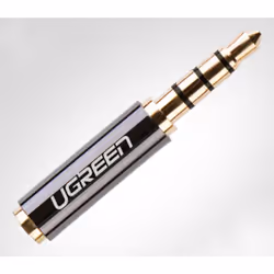 Ugreen Adapter 2.5 mm (female) micro jack to 3.5 mm mini jack (male) adapter black (20502)