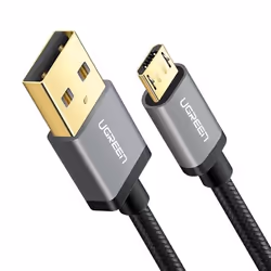 Ugreen 30649, 0.5 m, Micro-USB A, USB A, USB 2.0, 0.48 Gbit/s, Black