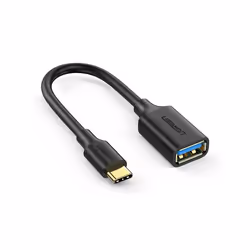 Ugreen 30701, 0.15 m, USB C, USB A, USB 3.2 Gen 1 (3.1 Gen 1), Black