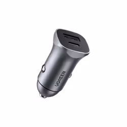 Ugreen 30780 mobile device charger Universal Black Cigar lighter Fast charging Auto
