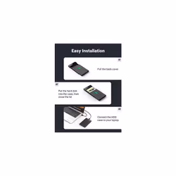 2.5 Inch Hard Drive Enclosure, External USB 3.0 Hard Disk Case SATA HDD Caddy, 5Gbps UASP Supported, Compatible with WD EVO Seagate Toshiba Crucial - Additional view 6
