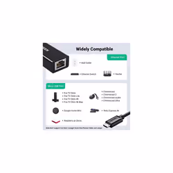 Micro USB Ethernet Adapter for Fire TV Stick Lite4K4k Max and Chromecast 123Audio Google Home Mini Roku Express 4K USB to RJ45 Lan Network Adaptor
