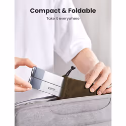 Laptop Stand for Desk Adjustable, MacBook Stand, Portable Aluminium Laptop Riser for Desk with Carry Bag, Folding Laptop Stand for 8-17.3 inch Laptops - Additional view 7