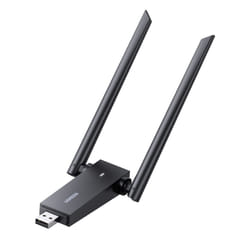 USB WiFi Dongle for PC, AC1300Mbps Dual 5dBi Antennas 2.4GHz/5.8GHz USB 3.0 Wireless Adapter for Desktop Laptop Windows11/10/8/8.1/7/Vista/XP, MacOS