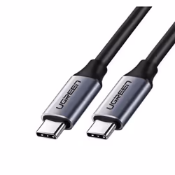 Ugreen 50751, 1.5 m, USB C, USB C, Thunderbolt 3, Black, Silver