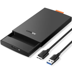 Ugreen 60353 storage drive enclosure HDD/SSD enclosure Black 2.5"