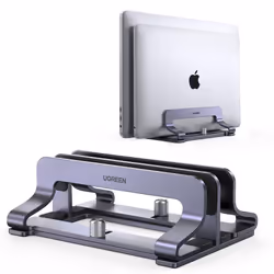 Ugreen 60643, Laptop stand, Grey, Aluminium, Silicone, 43.9 cm (17.3"), 150 mm, 104 mm