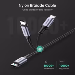 Ugreen 70429 USB cable 1 m USB C Black - Additional view 6