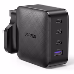 UGREEN 65W USB C Charger Plug 4-Port GaN Type C Fast Wall Power Adapter also Support 20W Compatible with MacBook, iPad Air...