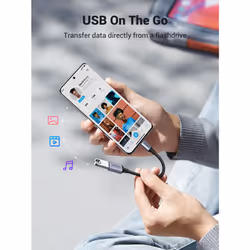 USB C to USB Adaptor Aluminum USB C Adapter OTG Cable Type C Male to USB 3.2 Female 10Gbps Transfer, Compatible with MacBook/iPad Air/Pro 2022 Galaxy - Additional view 3
