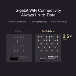 Mercusys AX3000 Dual-Band Wi-Fi 6 Router - Additional view 6