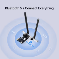 Mercusys AXE5400 Wi-Fi 6E Bluetooth 5.2 PCIe Adapter - Additional view 4
