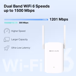 Mercusys AX1500 Wi-Fi 6 Range Extender - Additional view 4