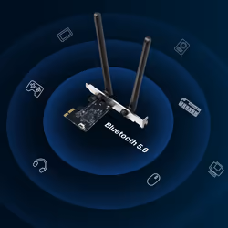 Mercusys AC1200 Wi-Fi Bluetooth PCIe Adapter - Additional view 4