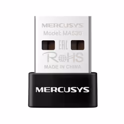 Mercusys Bluetooth 5.3 Nano USB Adapter, USB Type-A, Bluetooth, Male, Black, Metallic, PC / Notebook / Tablet, 0 - 40 °C