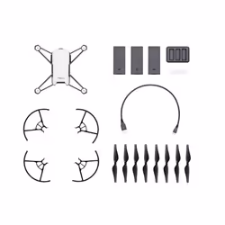 DJI Tello Boost Combo, 4 rotors, 5 MP, 1280 x 720 pixels, 7.7 m/s, 1100 mAh, White