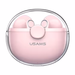 USAMS Bluetooth Headphone 5.1 Wireless TWS Earphone Touch Control Earbuds Waterproof Sport Headsets Noise Reduction Wi - pink ...