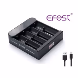 Efest SLIM K4 USB LED Battery Charger