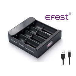 Efest SLIM K4 USB LED Battery Charger
