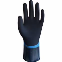 Wonder Grip WG-318 Workshop gloves Blue Latex, Nylon 2 pc(s)