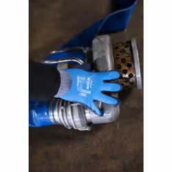Wonder Grip WG-318 Workshop gloves Blue Latex, Nylon 2 pc(s)