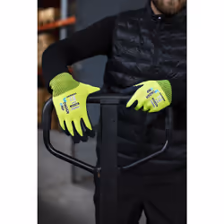 Wonder Grip WG-310HY Workshop gloves Yellow Latex, Polyester 2 pc(s)