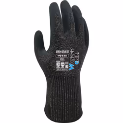 Wonder Grip WG-640, Workshop gloves, Black, L, Adult, Adult, Unisex