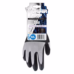Wonder Grip WG-555 Workshop gloves Grey Microfibre, Nitril, Nylon 2 pc(s)