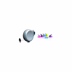 Minky Retractable Reel Washing Line with 15 m of Drying Space, Grey with SureGrip Pegs, Green, Pack of 24
