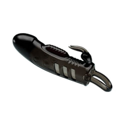 PRETTY LOVE SLOANE PENIS SLEEVE RABBIT BLACK