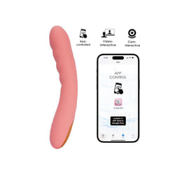 Svakom Ava Neo Interactive App Controlled Thrusting Vibrator Pink