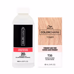 Wella T18 / T14 / T11 / T27 / T28 / 050 / Developer Vol 20 - Wella T35 + Wella Developer Vol 20
