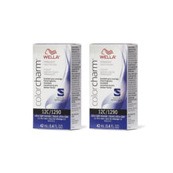 Wella Color Charm Permanent Liquid Color | Wella Permanent Hair Dye - 2Pk 12C Ultra Light Blonde