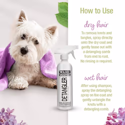 WAHL Dog Detangler Spray, 500 ml, Dematting & Detangling Spray, Leaves Hair Tangle Free
