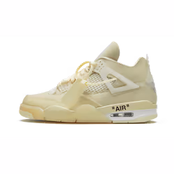 Off-White x Air Jordan 4 shoes CV9388-100 36-47 - EUR SIZE 38