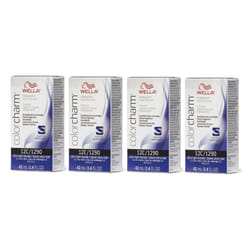 Wella Color Charm Permanent Liquid Color | Wella Permanent Hair Dye - 4Pk 12C Ultra Light Blonde