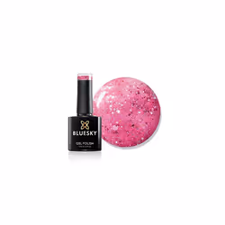 Gel Nail Polish, Daddy'S Girl Blz46, Bright, Chunky Glitter, Red, Rose, Long Lasting, Chip Resistant, 10 ml (Requires Drying ...
