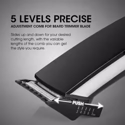 Hangsun Beard Trimmer Hair Clippers for Men Cordless Grooming Kit HC360 for Mustache, Stubble, Head and Face Hair USB Rechargeable - 7 in 1 Cutting Gr