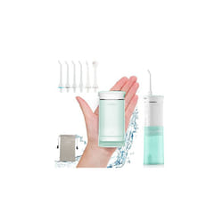 Hangsun Water Flosser Cordless Oral Irrigator Portable Water Pick Teeth Cleaner HOC600 IPX7 Waterproof Electric Dental Flossers with DIY Modes 6 Jet