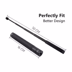 FeiyuTech Adjustable Extension Pole Stick with 1/4 Inch Thread for Handheld Stabiliser Gimbal Tripod Monopod Selfie Stick Length 16 cm - 50 cm, FYTEXT