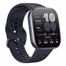 Amazfit Bip 6 Black 5 cm (1.97") AMOLED Digital 390 x 450 pixels Touchscreen GPS (satellite) - Additional view 2