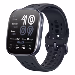 Amazfit Bip 6 Black 5 cm (1.97") AMOLED Digital 390 x 450 pixels Touchscreen GPS (satellite) - Additional view 3