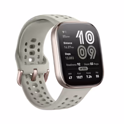 Amazfit Bip 6 Stone 5 cm (1.97") AMOLED Digital 390 x 450 pixels Touchscreen Gold GPS (satellite) - Additional view 2