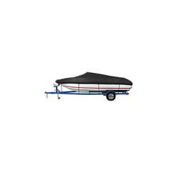 icOVER Trailerable Boat cover- 17-19 Waterproof Heavy Duty Boat cover  Fits V-Hull FishSki Pro-Style Fishing Boat Runabout Bass Boat  up to 17ft-19ft