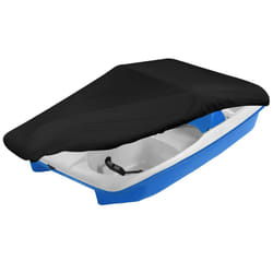 iCOVER Pedal Boat Cover  Fits 3 or 5 Person Pedal Boat Water Proof Heavy Duty Paddle Boat Cover  Black