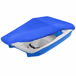 iCOVER Pedal Boat Cover Fits 3 or 5 Person Paddle Boat Water Proof Heavy Duty Boat Cover Blue