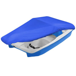 iCOVER Pedal Boat Cover  Fits 3 or 5 Person Paddle Boat Water Proof Heavy Duty Boat Cover  Blue