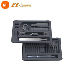 Xiaomi JIMI New 26 IN 1 Multi-purpose Precision Screwdrivers Kit Replaceable Repair Tool DIY Screw Driver Set w/ Tweezers - Black